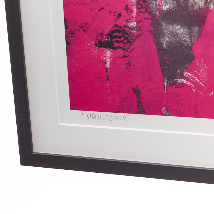 TAKASHI MURAKAMI VIRGIL ABLOH Glance Past The Future 2018 2/300 Black Framed