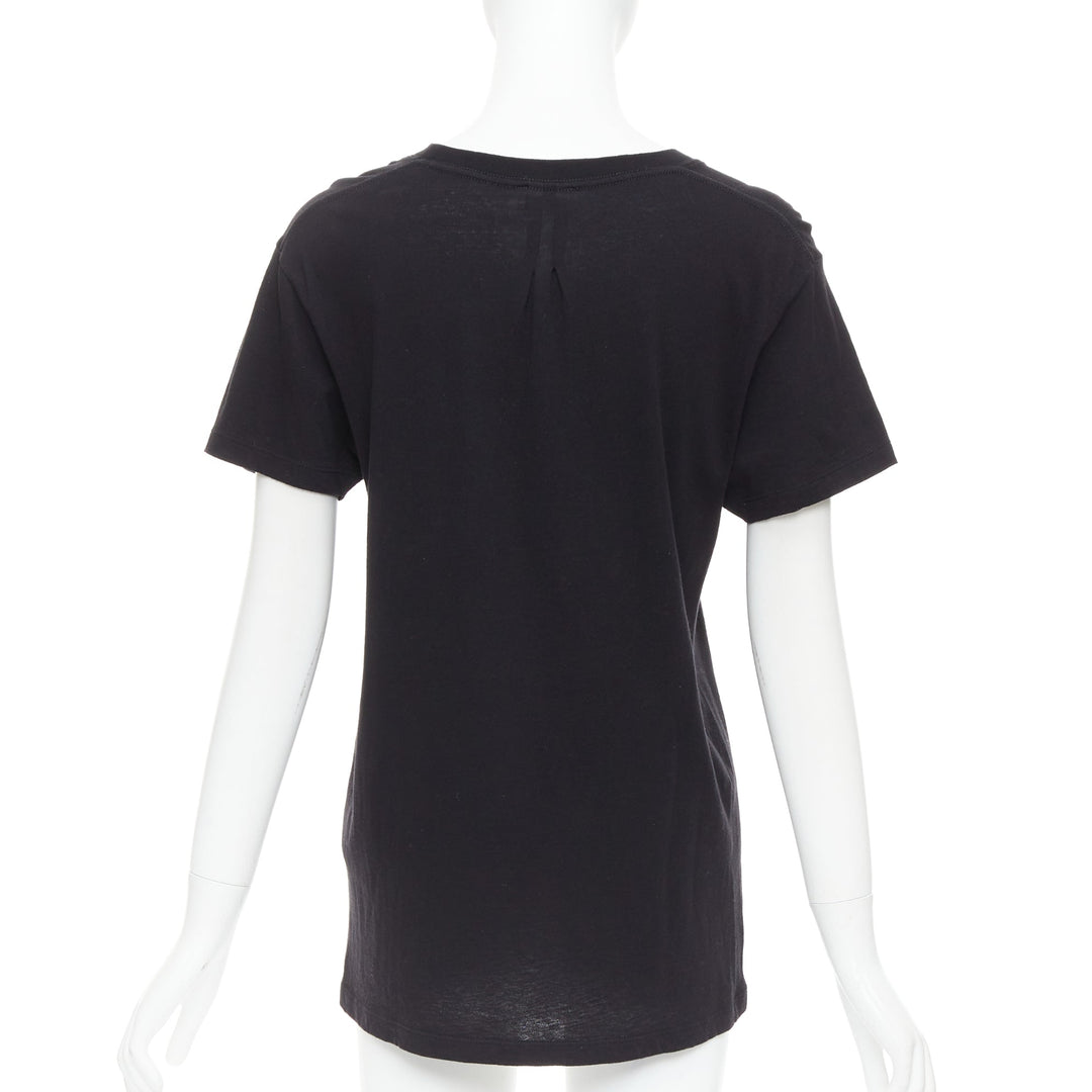 SAINT LAURENT 2016 Sweet Dreams black shark rainbow cotton tshirt XS