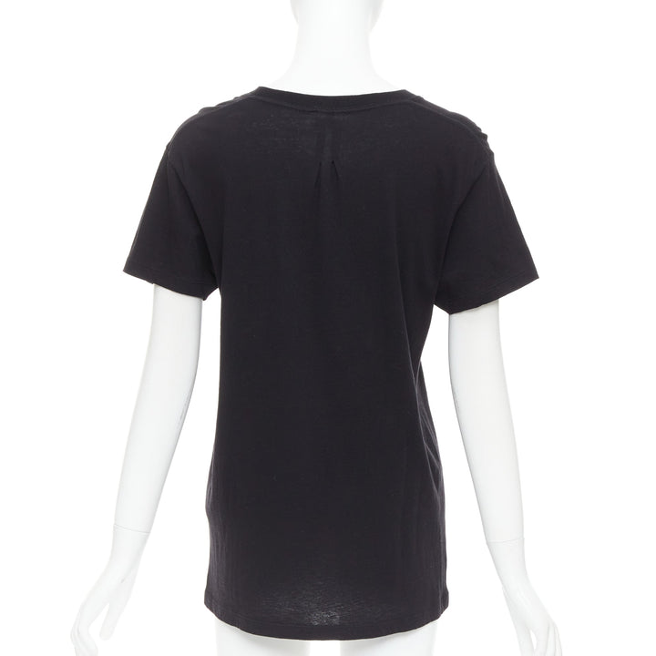 SAINT LAURENT 2016 Sweet Dreams black shark rainbow cotton tshirt XS