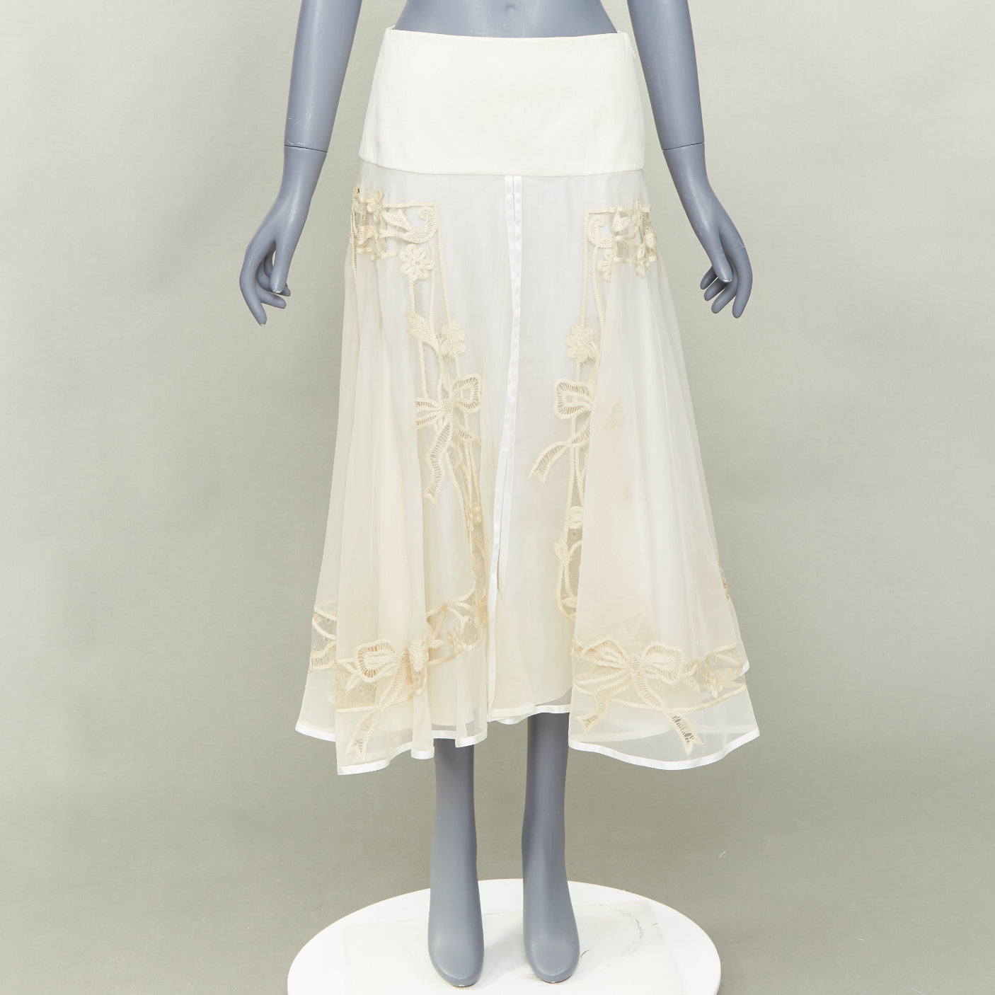 Dior by John Galliano - Cream Women Casual Skirt | JHROP Preloved