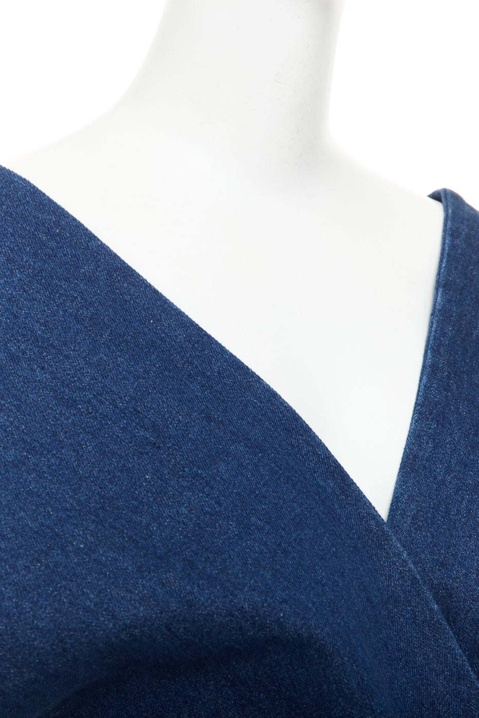 MM6 MAISON MARGIELA 2021 Runway Denim Salopette wrap flared jumpsuit IT40 S