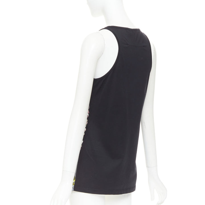 GIVENCHY Riccardo Tisci 2014  Shark and Mermaid black cottoncoop tank top M