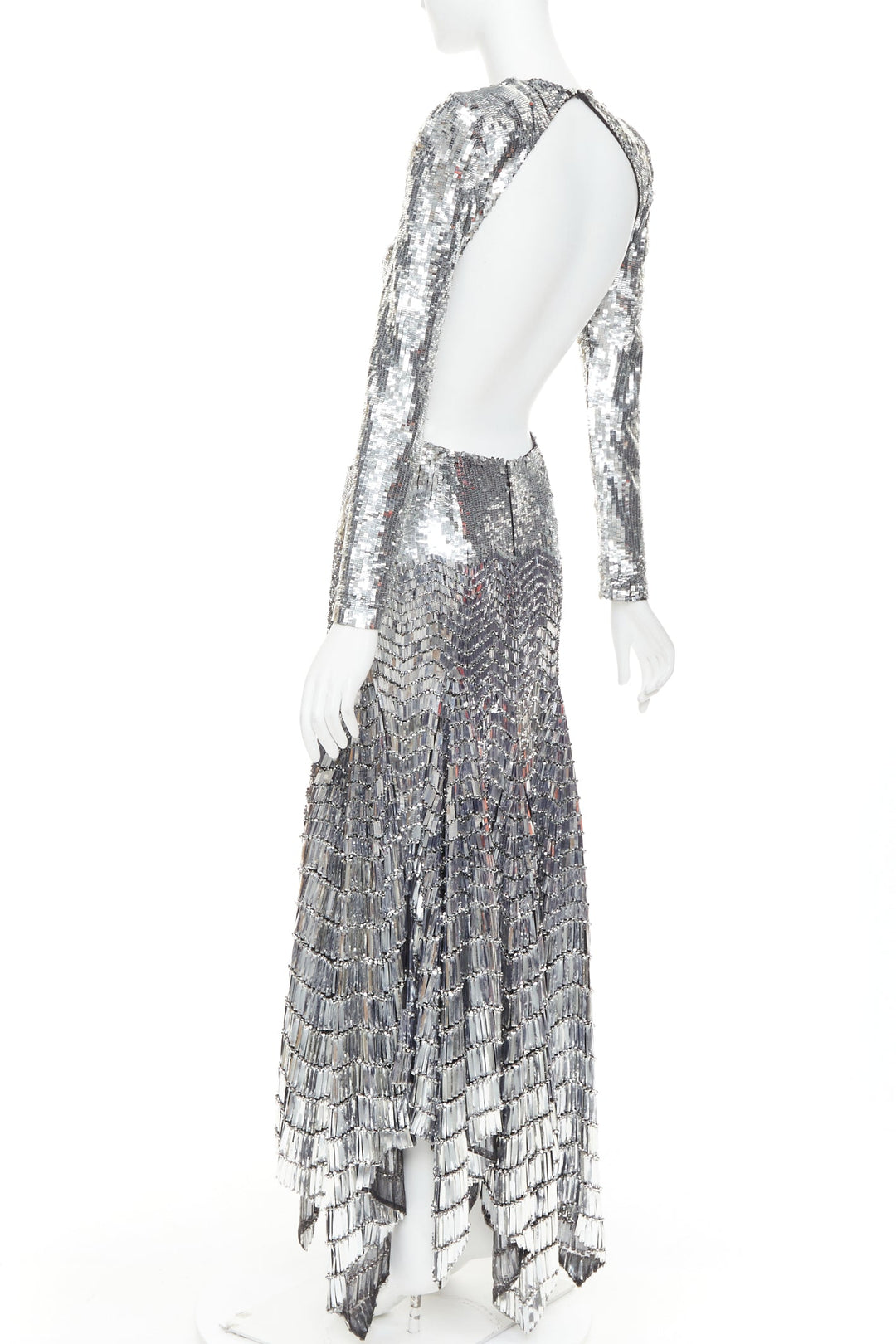 rare ALEXANDRE VAUTHIER COUTURE SS2022 Runway Lesage gradient paillette gown