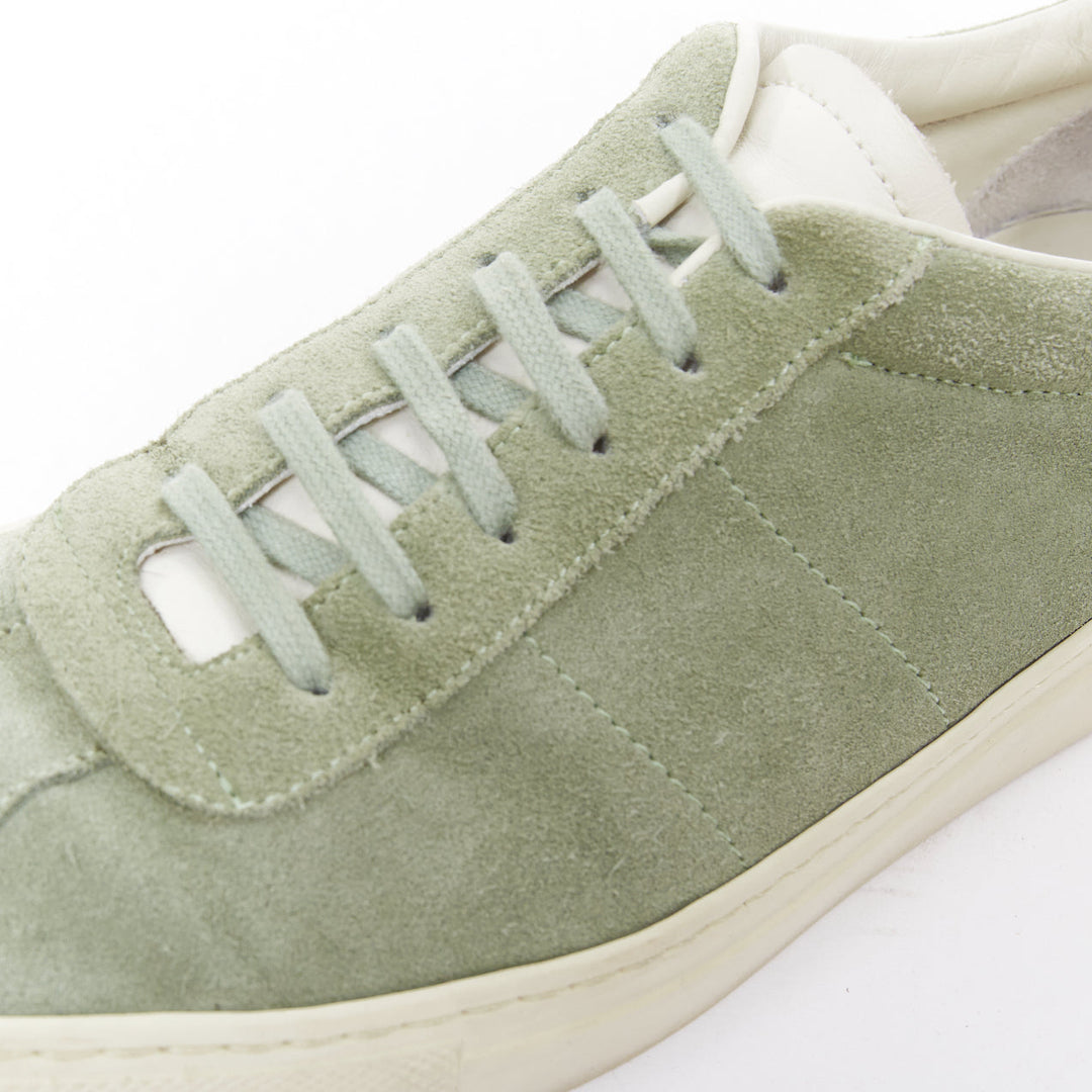 COMMON PROJECT Summer Edition 2328 dusty green suede low top sneakers EU39