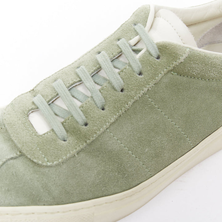 COMMON PROJECT Summer Edition 2328 dusty green suede low top sneakers EU39