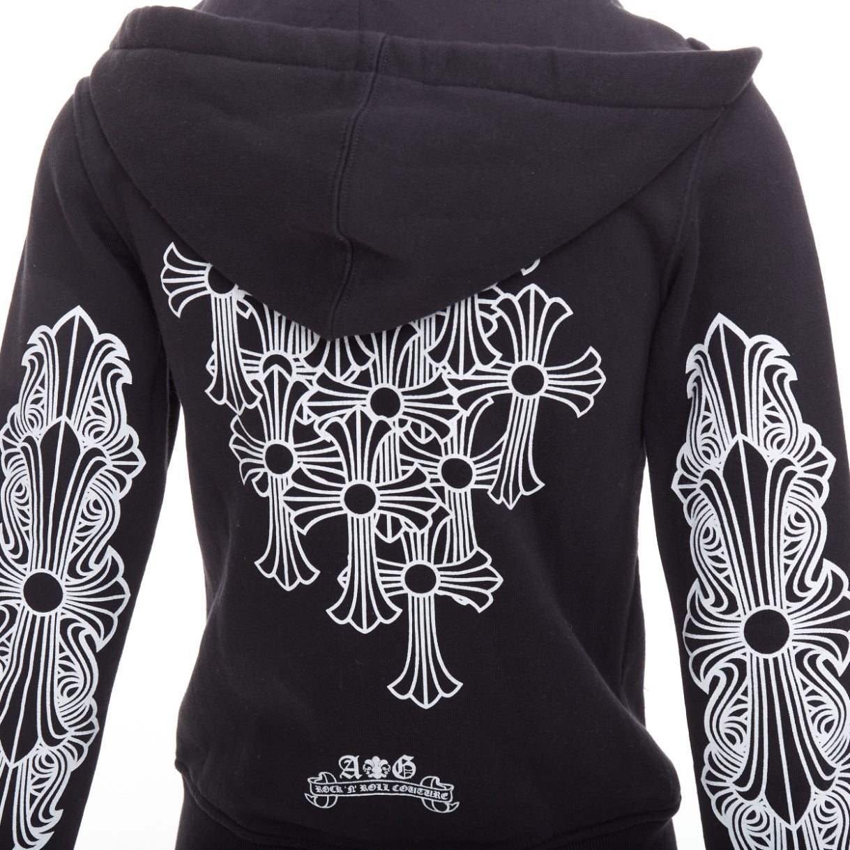 A&G ROCK N' ROLL COUTURE 大判ストール　スカル&ローズ A&G Rock n Roll Couture - Black Women Casual Top | JHROP Preloved