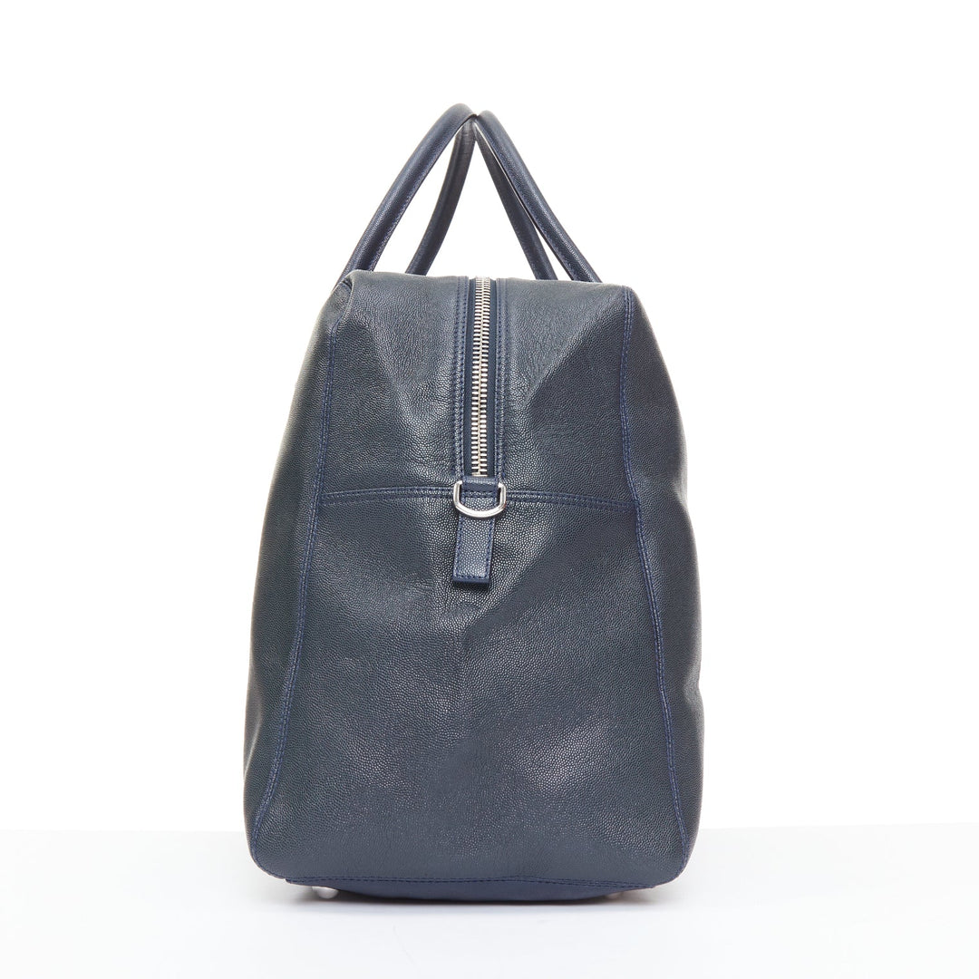 CHANEL 2012 Neo Executive Bowling Overnighter Duffle black leather travel bag