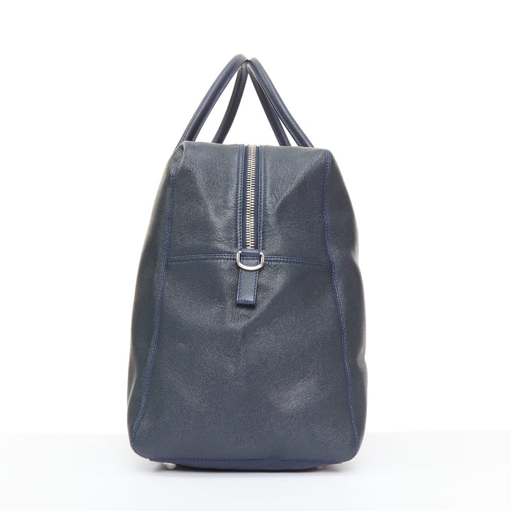 CHANEL 2012 Neo Executive Bowling Overnighter Duffle black leather travel bag
