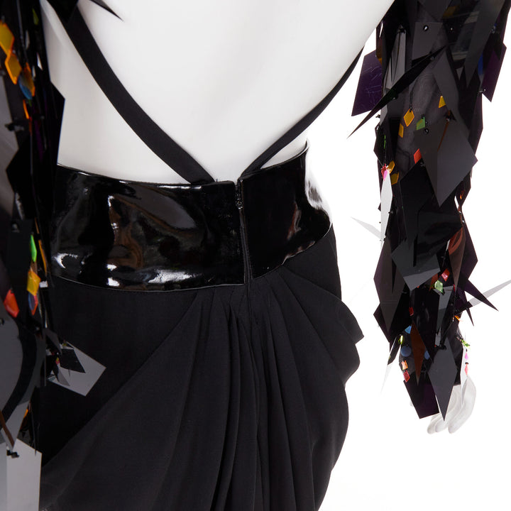 rare ALEXANDRE VAUTHIER COUTURE SS2023 Runway Lesage filigree paillette gown