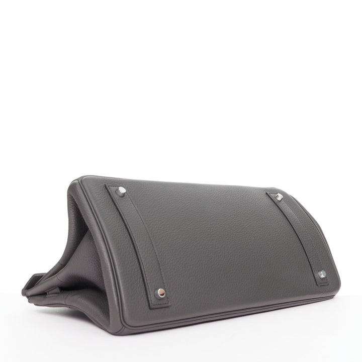 HERMES Special Order HSS JPG Birkin 42 Graphite matte palladium shoulder bag