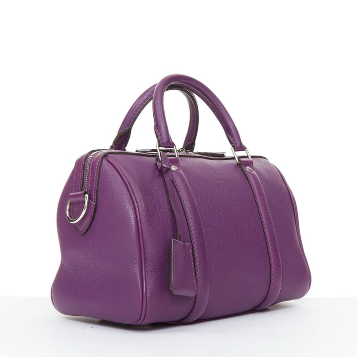 LOUIS VUITTON Sofia Coppola SC Bag BB violet purple calfskin leather satchel bag