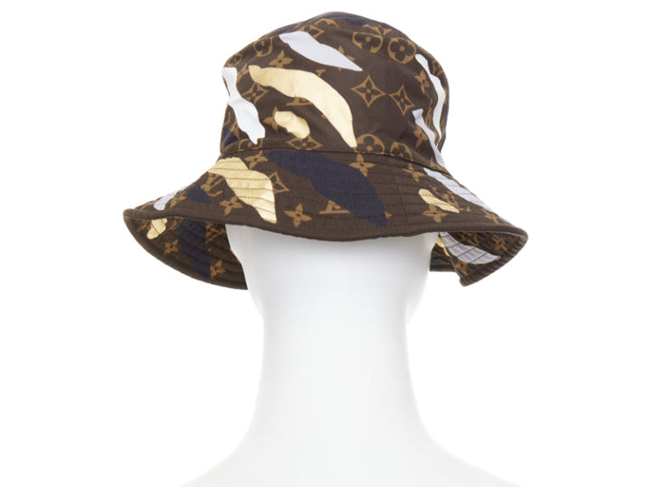 LOUIS VUITTON LEAGUE OF LEGENDS brown LV monogram bucket hat S