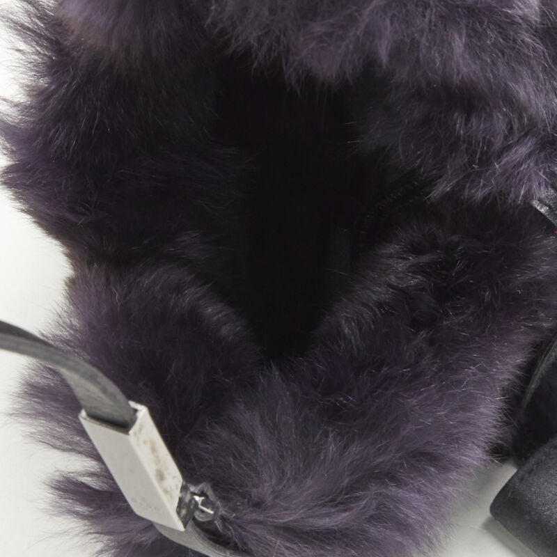 Female mannequin wearing Gucci by Tom Ford Purple Fur Women Bag in Size  | Available at JHROP