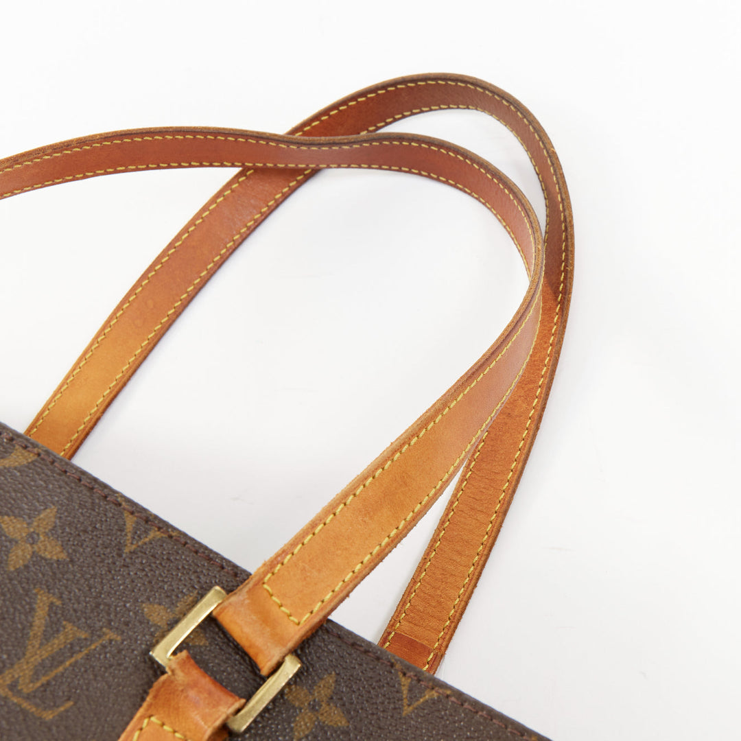 LOUIS VUITTON 2002 Vavin GM brown monogram canvas top handle shopping tote bag