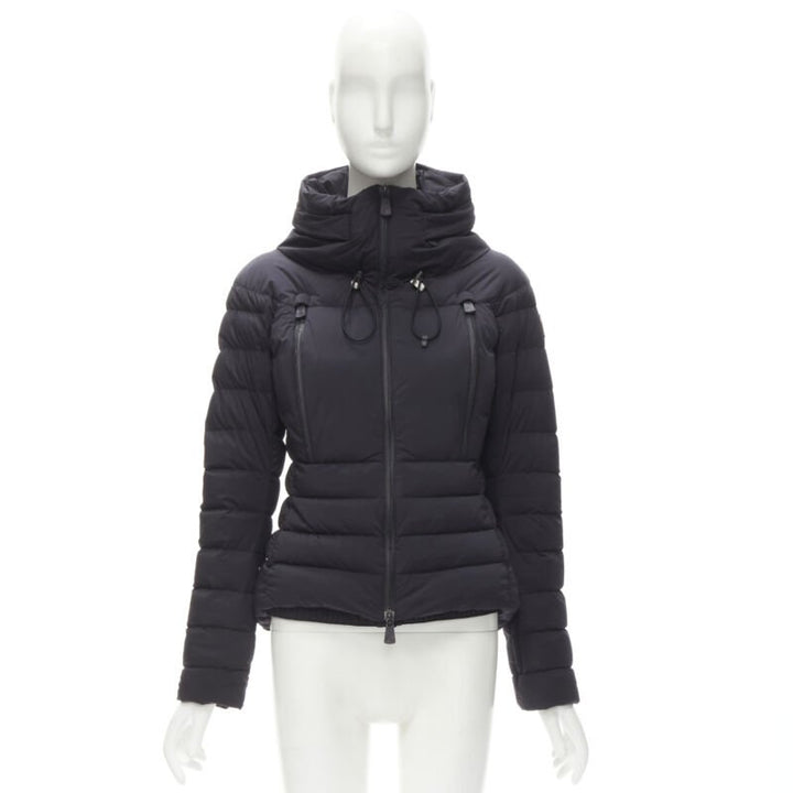MONCLER GRENOBLE Bear Giubotto black nylon new down puffer jacket Size 1 S