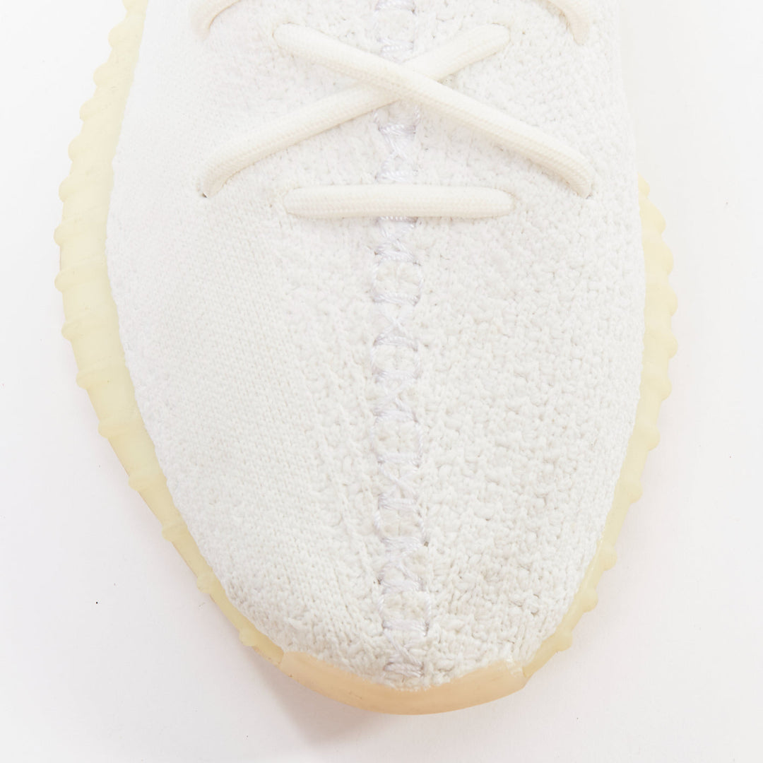 YEEZY ADIDAS Kanye West Boost 350 V2 white knit fabric dad sneakers EU40