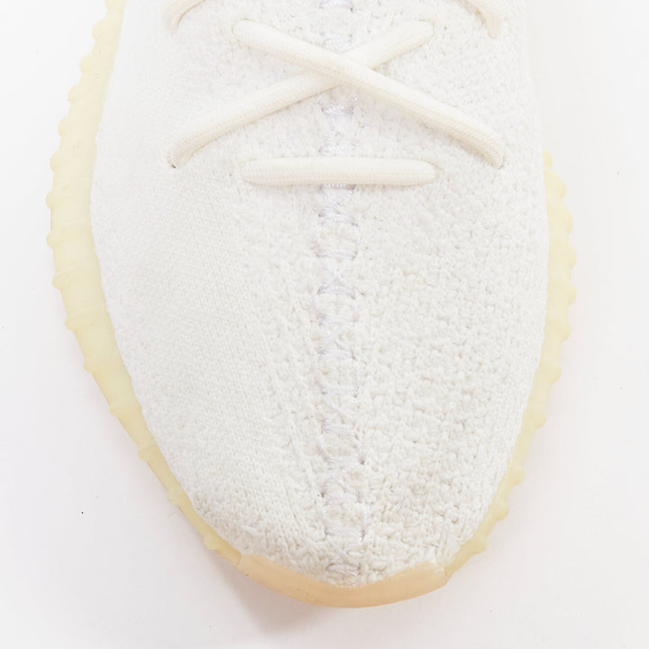 YEEZY ADIDAS Kanye West Boost 350 V2 white knit fabric dad sneakers EU40