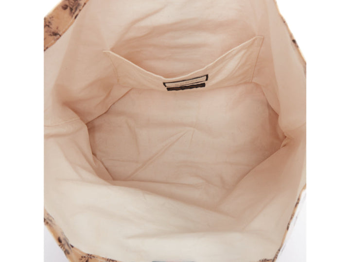 GUCCI COMME DES GARCONS 2021 green red beige vinyl pvc sherry paper tote bag