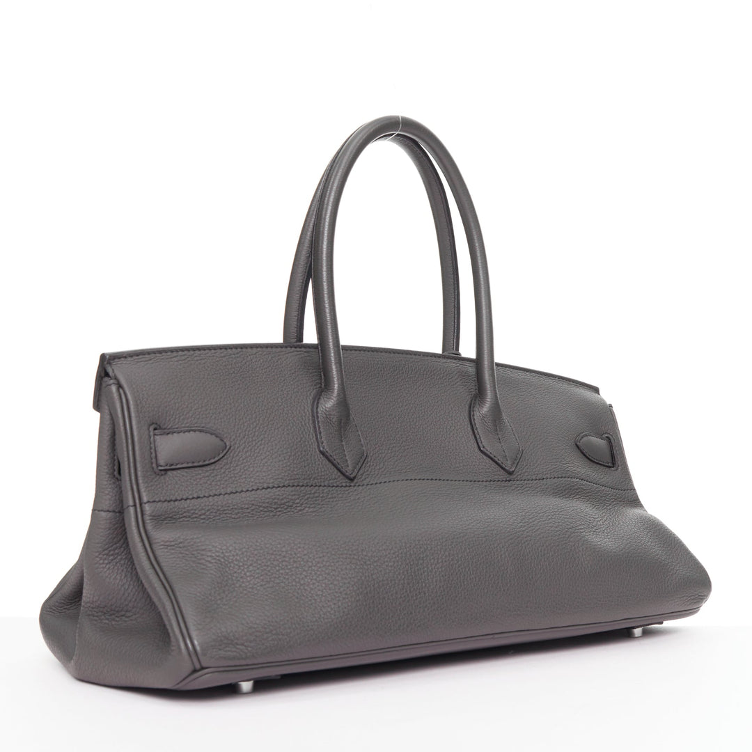 HERMES Special Order HSS JPG Birkin 42 Graphite matte palladium shoulder bag