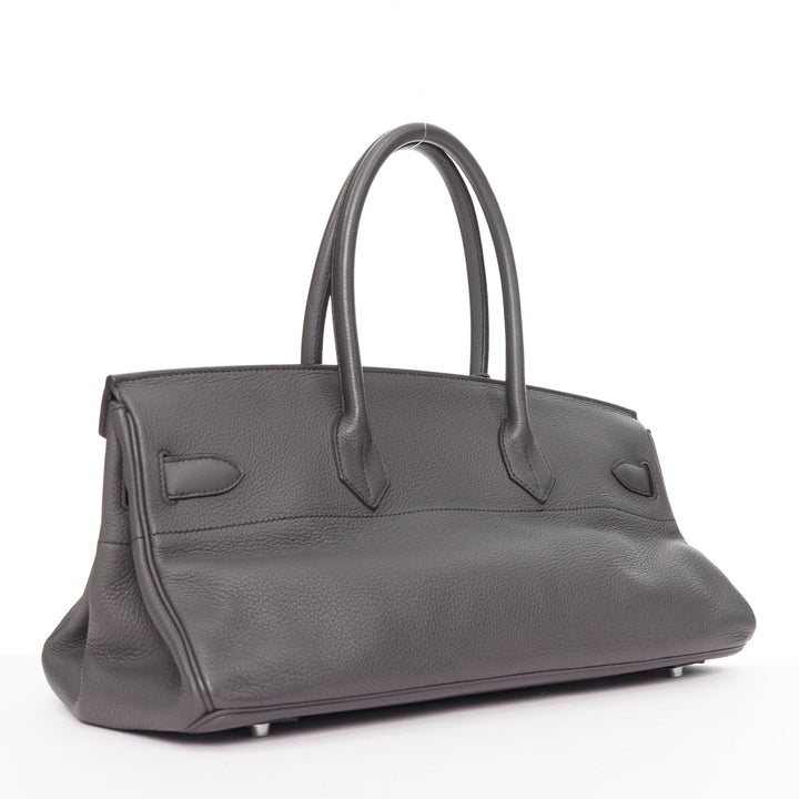 HERMES Special Order HSS JPG Birkin 42 Graphite matte palladium shoulder bag