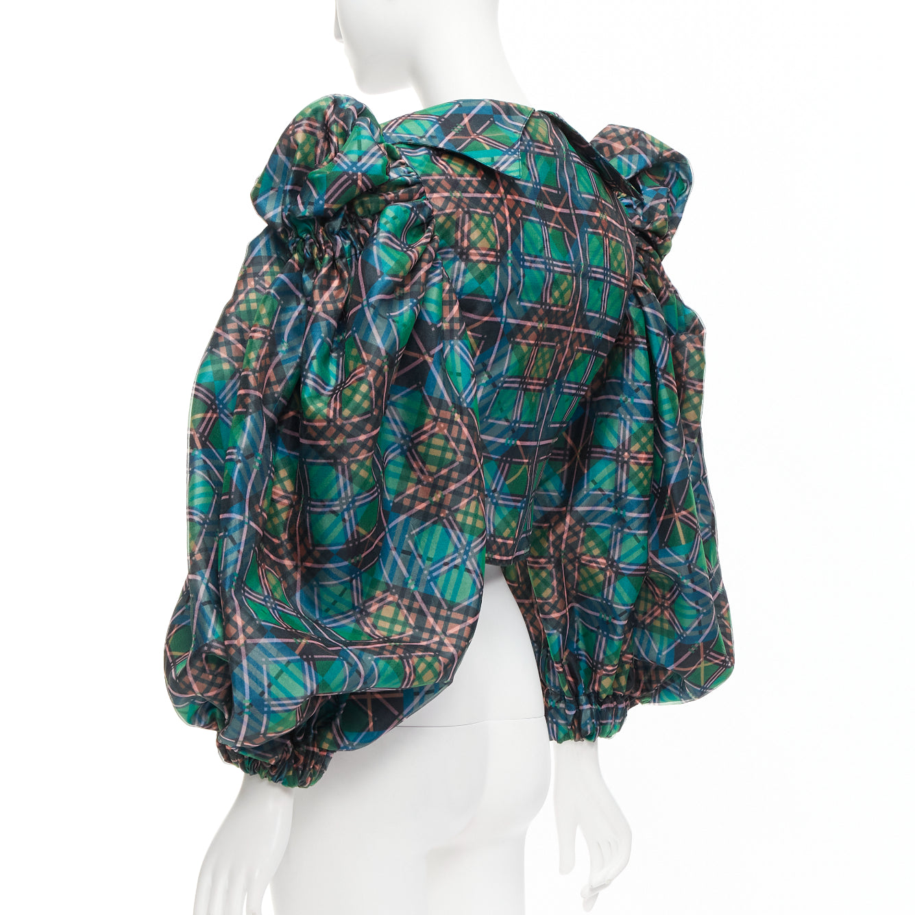 Chopova Lowena - Green Women Work Top | JHROP Preloved Luxury