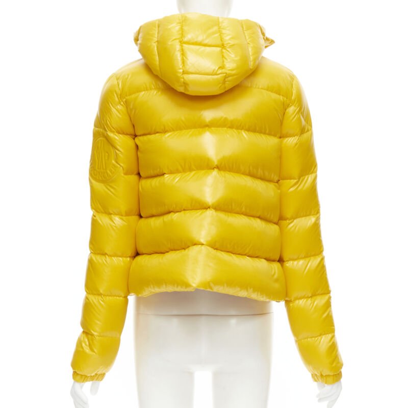 MONCLER GENIUS Pierpaolo Piccioli yellow pure goose down padded puffer US0 XS