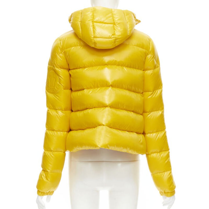 MONCLER GENIUS Pierpaolo Piccioli yellow pure goose down padded puffer US0 XS