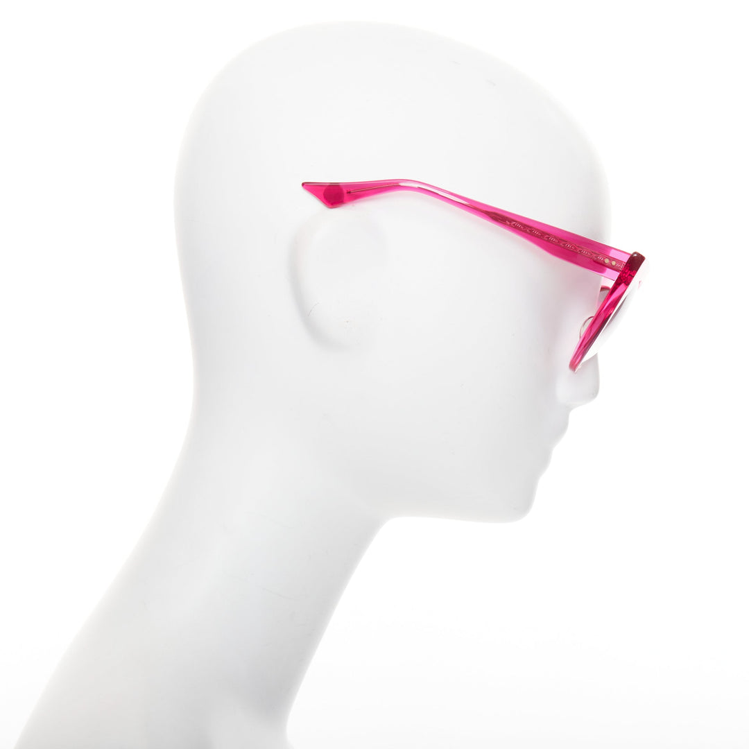 DITA Magnifique pink acetate cateye vintage glam sunglasses
