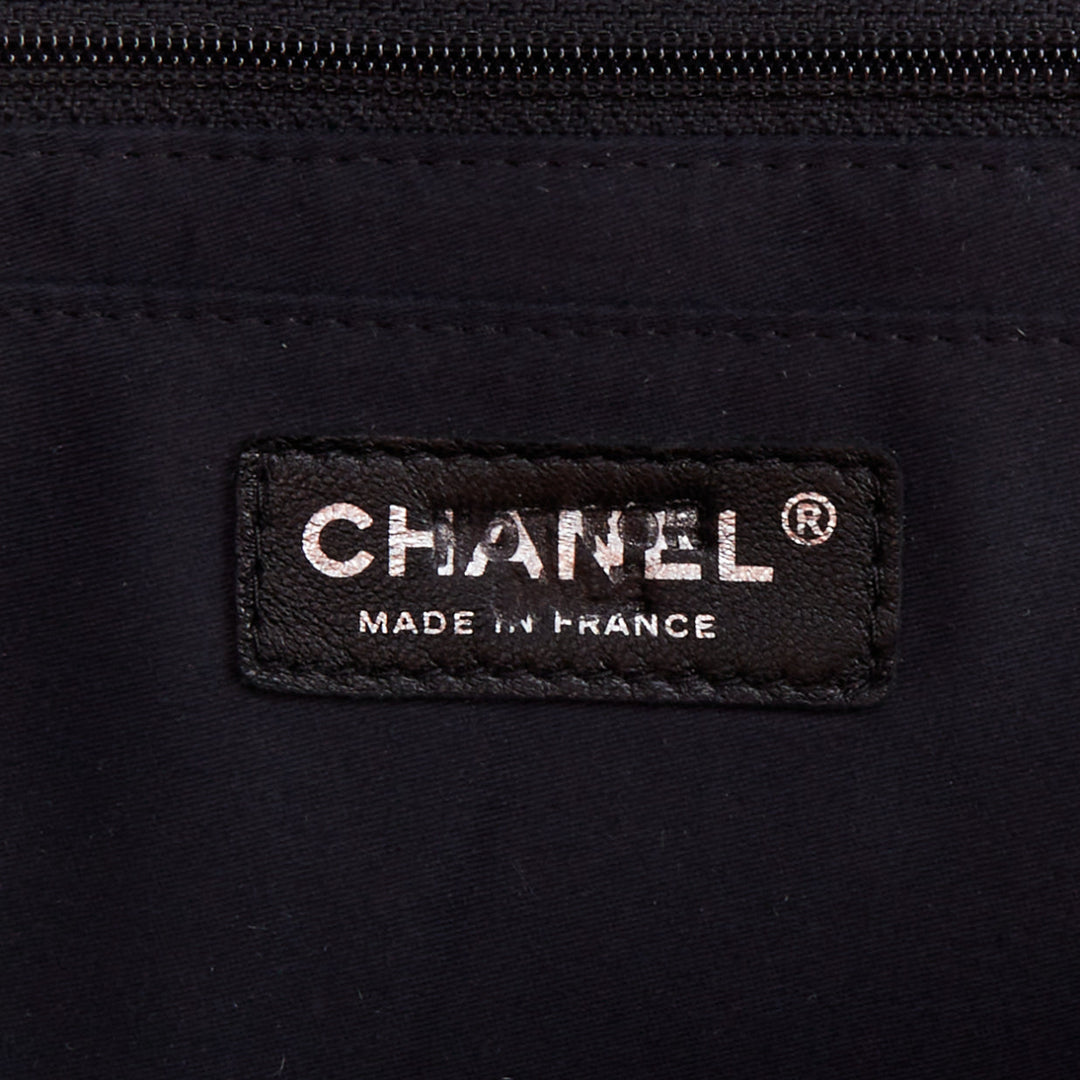 rare CHANEL 2016 Runway Perfume Bottle Embroidered Denim Jumbo Single Flap bag