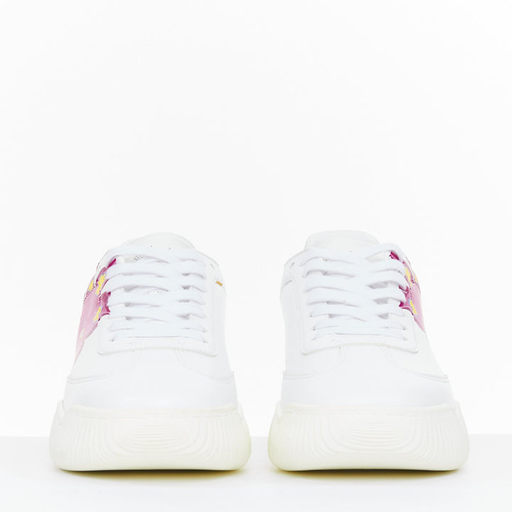 STELLA MCCARTNEY Myfawnwy Loop Sun white vegan chunky graphics sneakers EU38