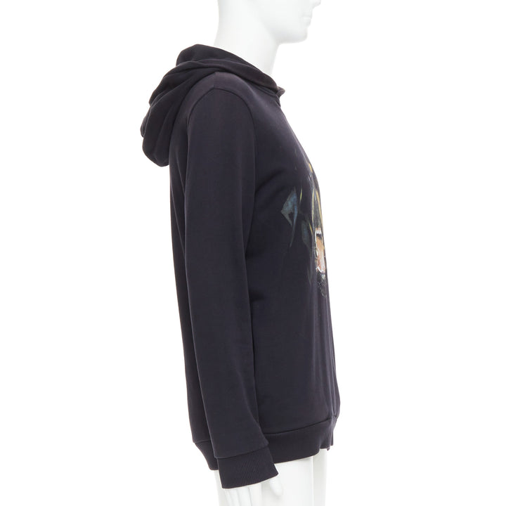 GIVENCHY Riccardo Tisci 2012 Rottweiler cotton hoodie sweatshirt XS