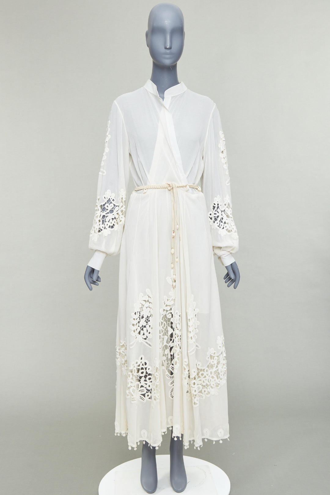 Oscar de la Renta by Oscar De La Renta - Cream Women Casual Dress