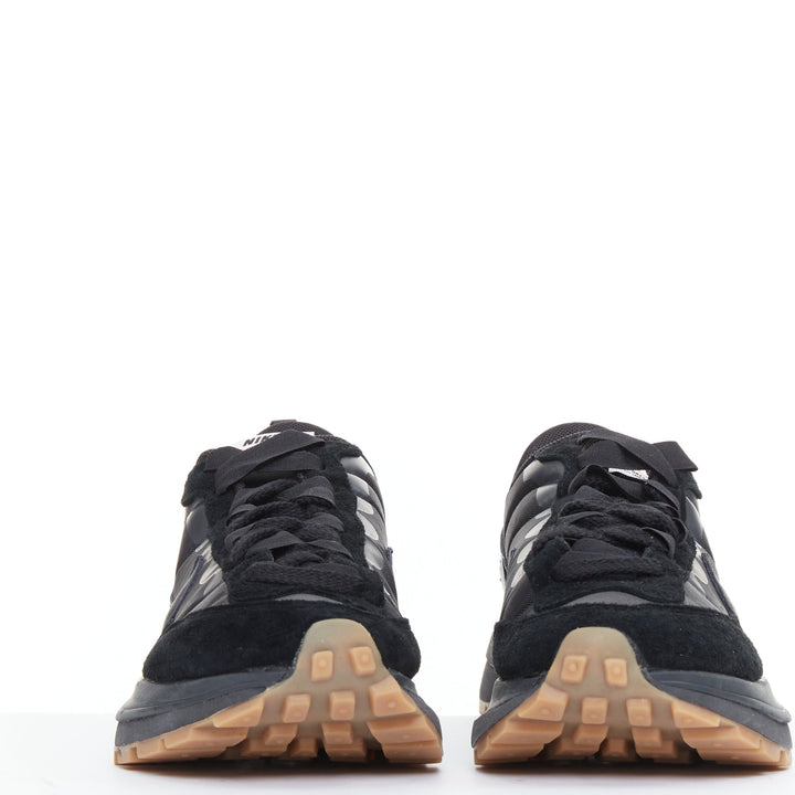 NIKE SACAI VaporWaffle black gum beige deconstructed sneakers US3.5 EU35.5