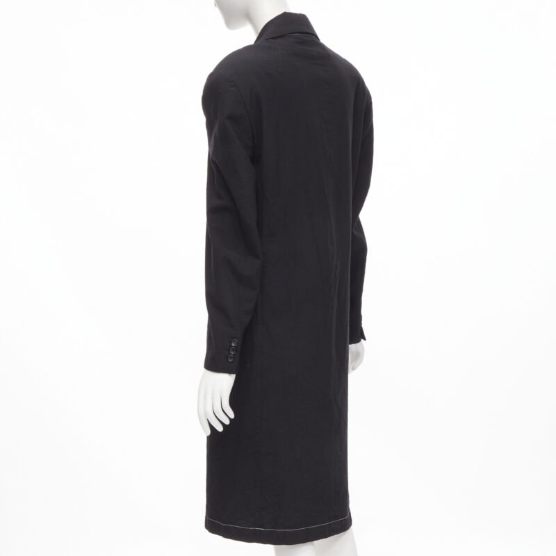 Female mannequin wearing Junya Watanabe 1994 Black Wool Women Casual Dress in Size  S | Available at JHROP