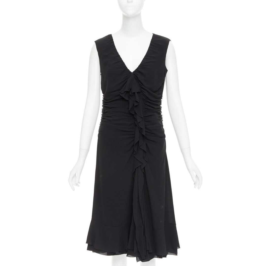 prada party dress Prada Sequinned Tulle Midi Dress | Neutrals