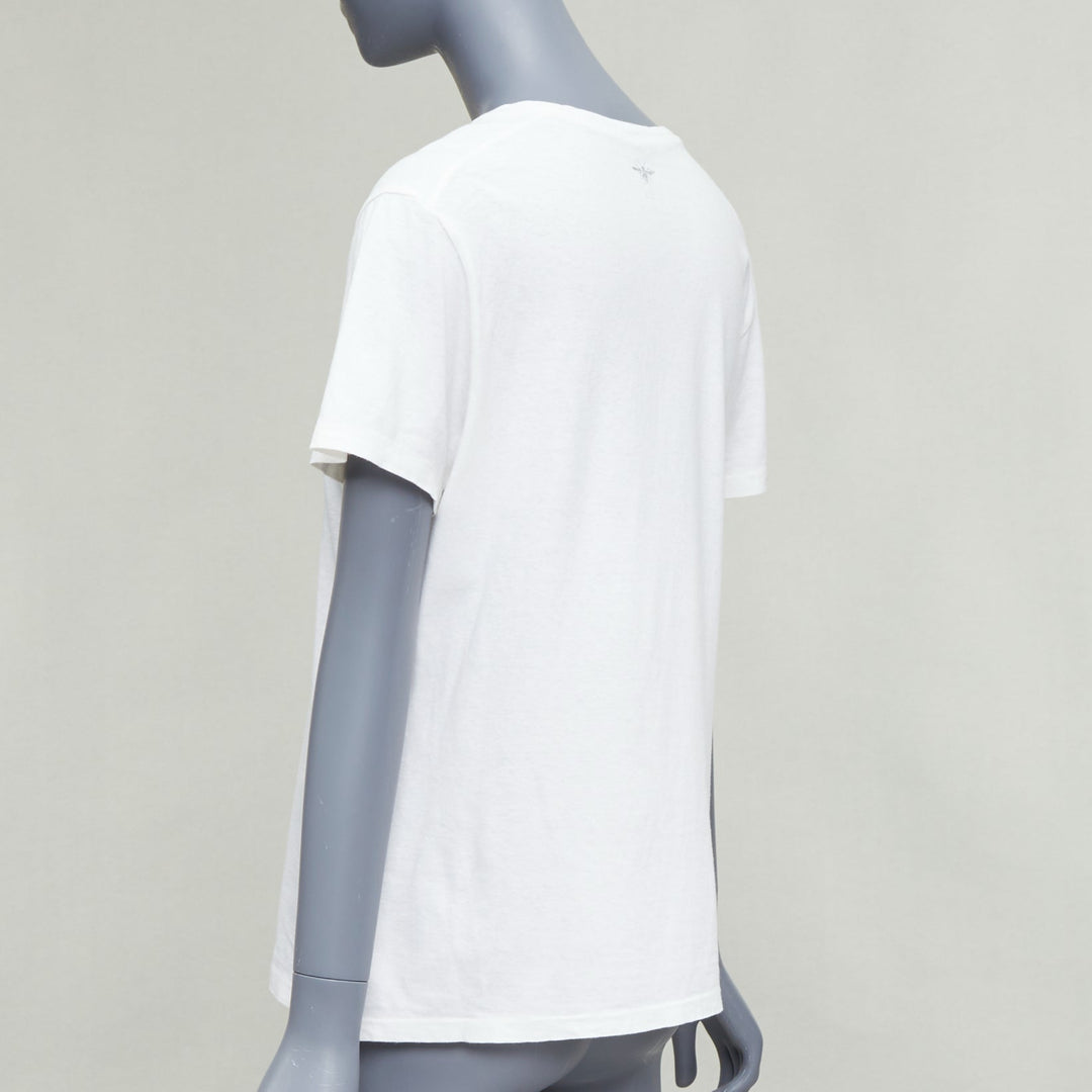 CHRISTIAN DIOR We Should All Be Feminists print white tshirt S Rihanna