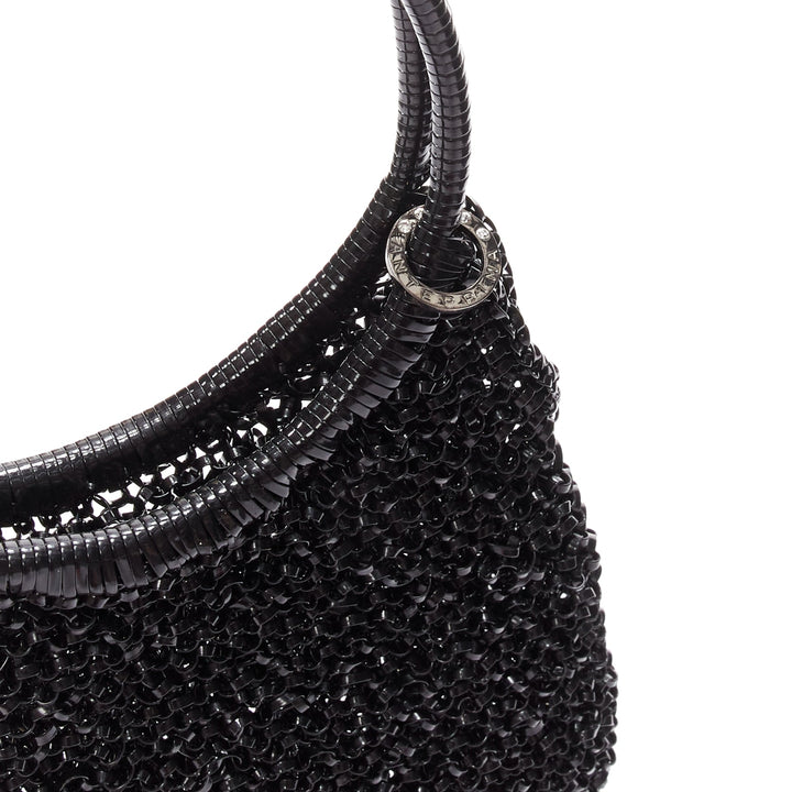 ANTEPRIMA HELLO KITTY Wire Bag black crystal leather sequin teardrop tote