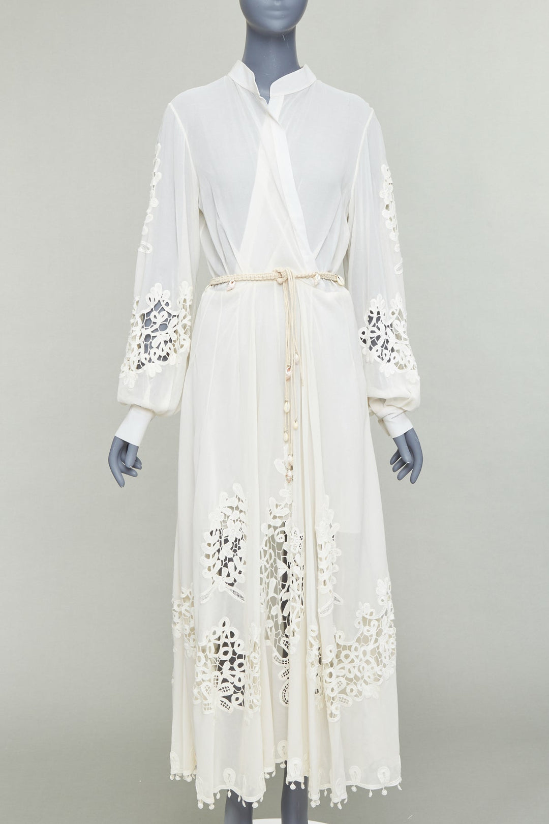 Oscar de la Renta by Oscar De La Renta - Cream Women Casual Dress | JHROP Preloved Luxury Oscar de la Renta by Oscar De La Renta - Cream Women Casual Dress | JHROP Preloved Luxury