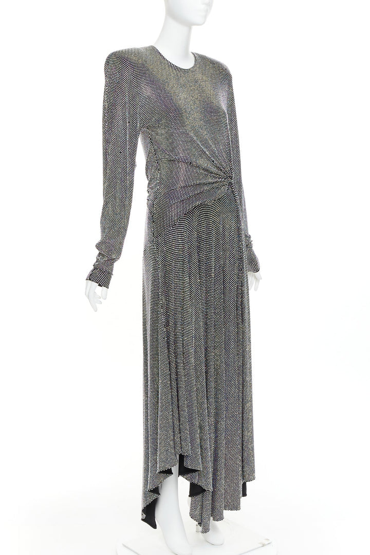 ALEXANDRE VAUTHIER COUTURE SS2021 Runway aurore boreale crystal strass dress