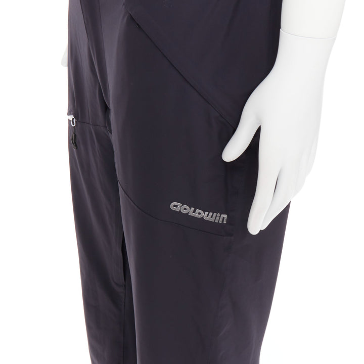 GOLDWIN Luster Pants G31705P black nylon padded wide ski pants L