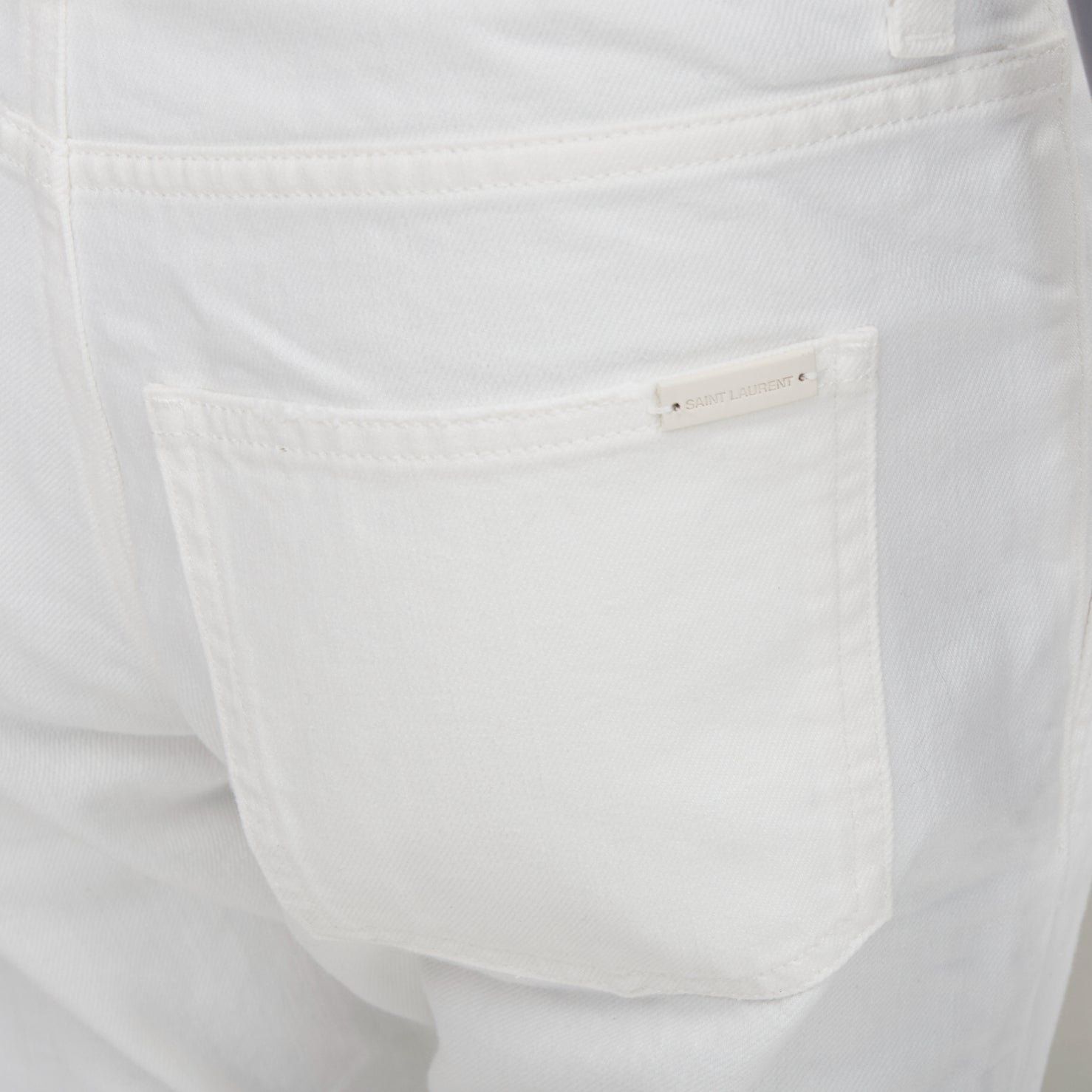 Saint Laurent by Anthony Vaccarello - Cream Women Casual Pants