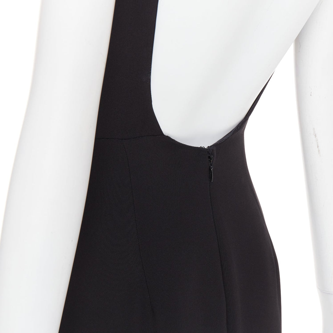 rare ALEXANDRE VAUTHIER COUTURE SS2025 Runway black volume taffeta trumpet gown