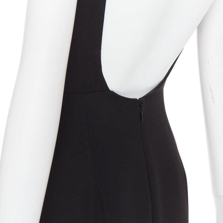 rare ALEXANDRE VAUTHIER COUTURE SS2025 Runway black volume taffeta trumpet gown