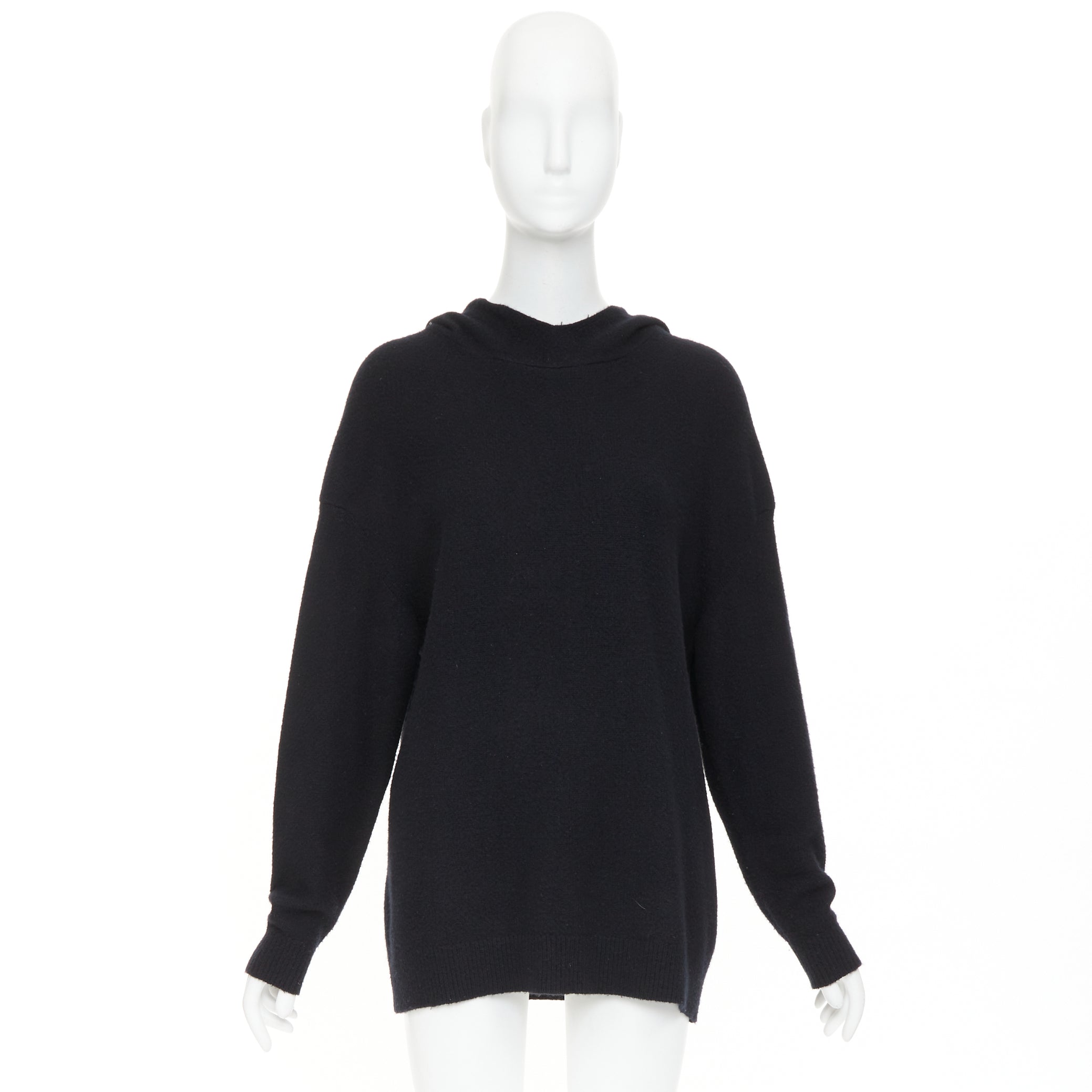 CHRISTIAN DIOR J'Adior 8 100% cashmere print back hood oversized