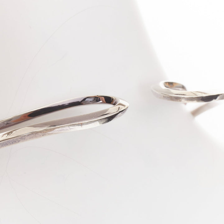 HERMES Infinity Choker Collier Infini 925 Silver twisted loop torque choker
