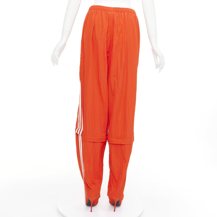 rare BALENCIAGA ADIDAS Demna 2022 Runway Pantashoe Jogginghose red heels EU38