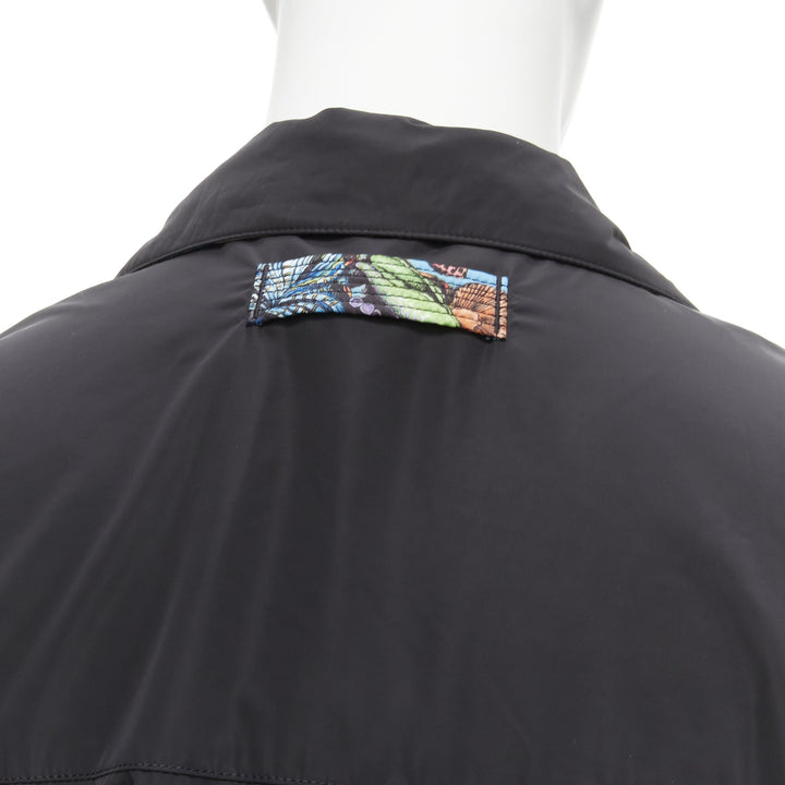 VERSACE 2021 Tresor De La Mer black starfish track jacket IT54 2XL
