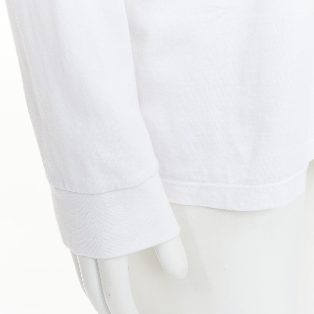 UNDERCOVER John My Favourite Things white cotton print long sleeve tee JP3 L
