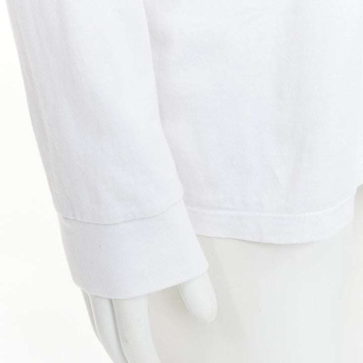 UNDERCOVER John My Favourite Things white cotton print long sleeve tee JP3 L