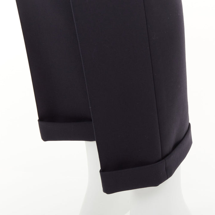 CHRISTIAN DIOR 2017 Runway detachable peplum skirt straight leg trousers FR38 M
